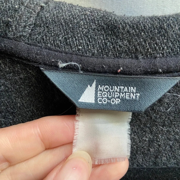 MEC Mountain equipment co-op wool field warm full  zip hoodie jacket Sz XL - Picture 8 of 12
